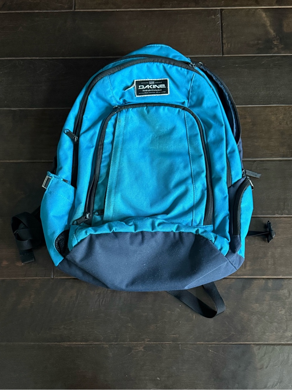 Dakine Teal and Navy Men's Backpack - Versatile Daypack